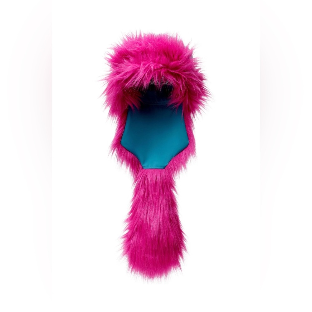 Fuchsia Faux Fur Hat